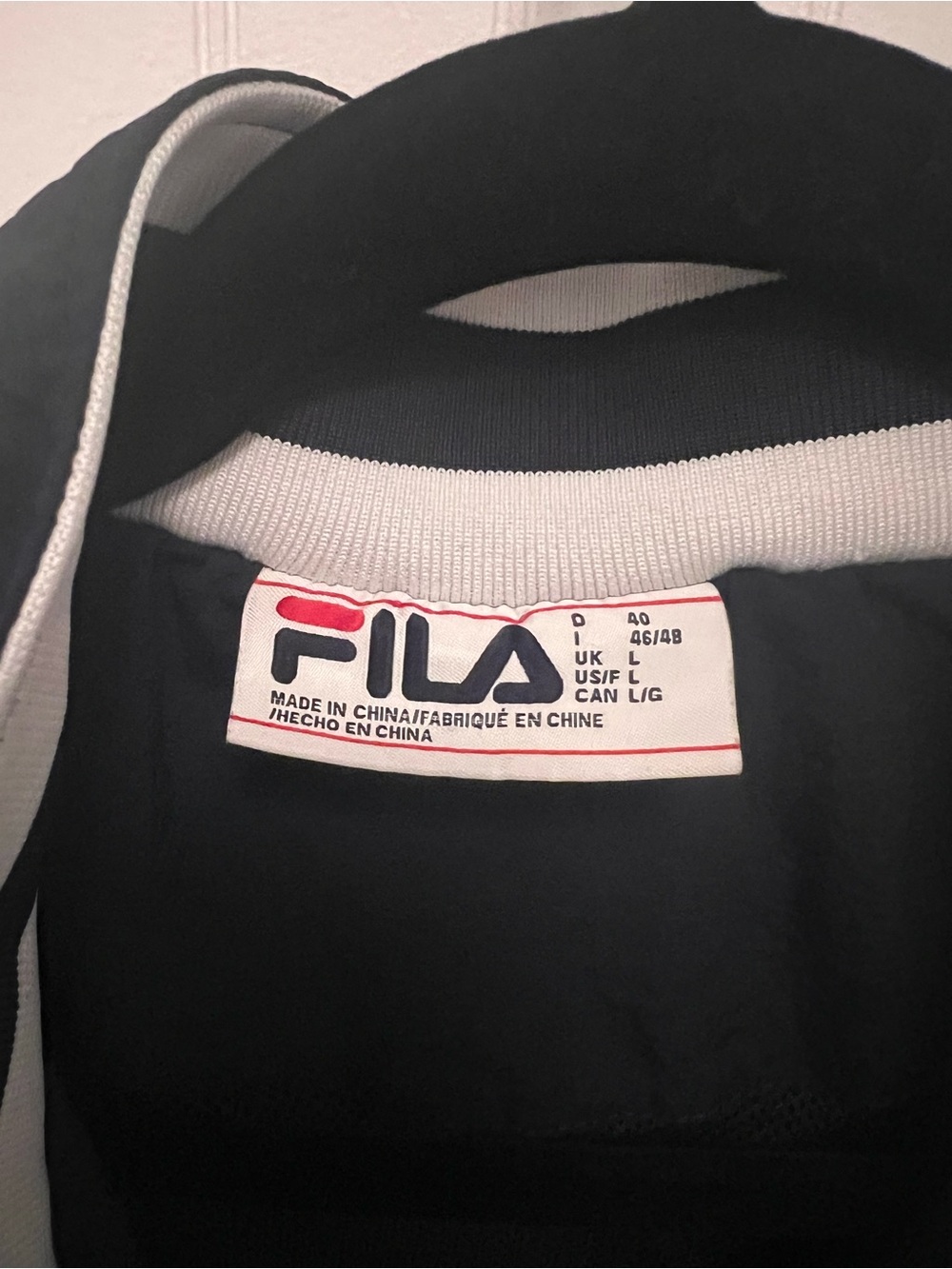 Fila Retro Windbreaker Jacket Size L - Picture 10 of 12